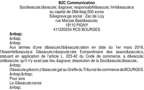 Contenu publication