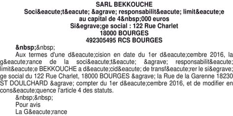 Contenu publication
