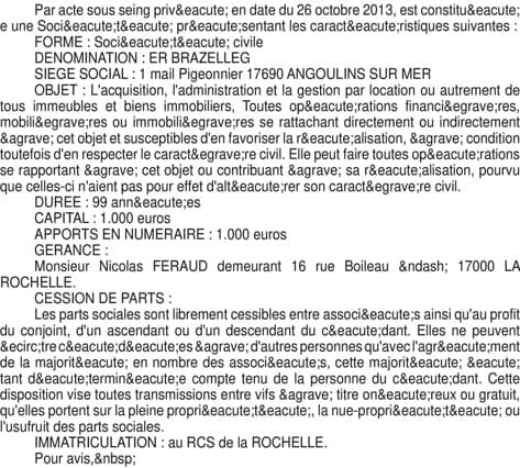 Contenu publication