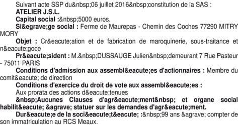 Contenu publication