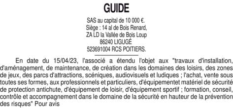 Contenu publication