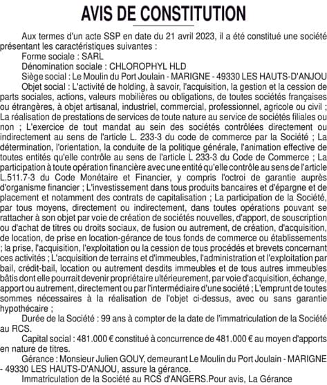 Contenu publication