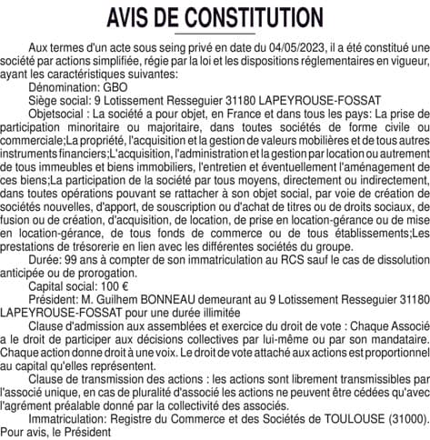 Contenu publication