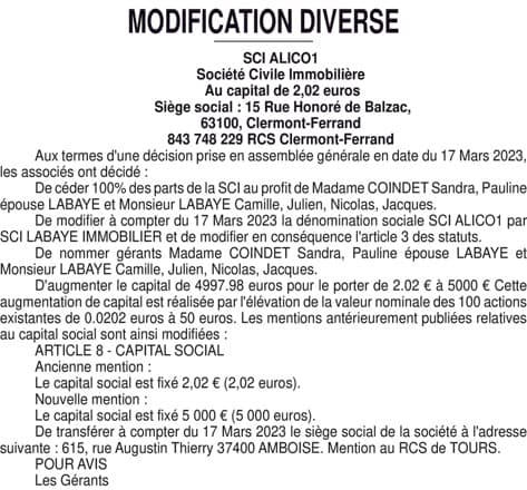 Contenu publication