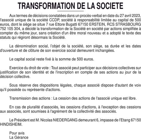 Contenu publication