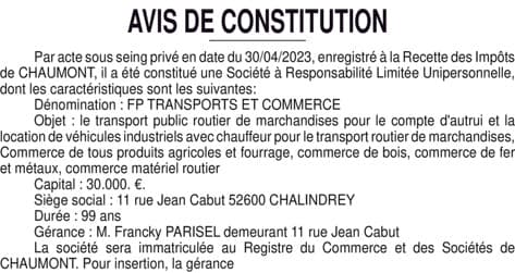 Contenu publication