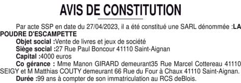 Contenu publication