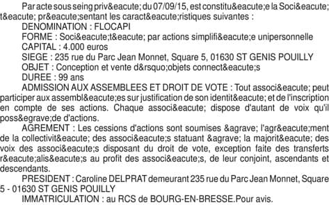 Contenu publication