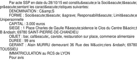 Contenu publication