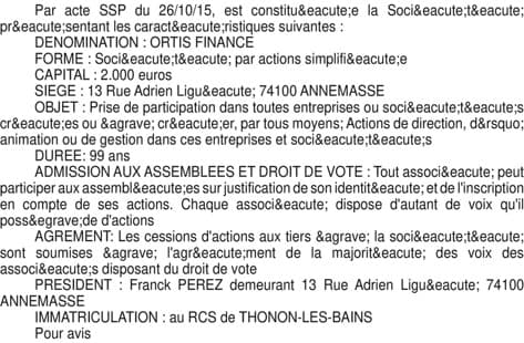 Contenu publication