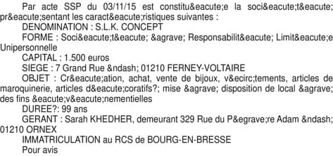 Contenu publication