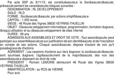Contenu publication