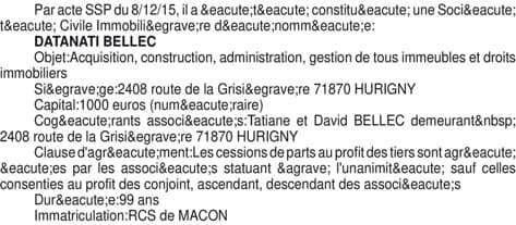 Contenu publication
