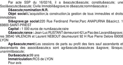 Contenu publication