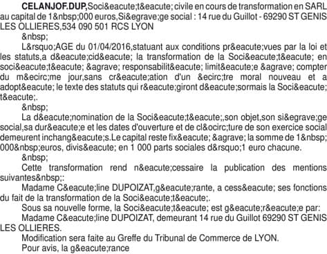 Contenu publication