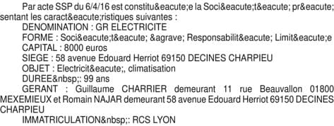 Contenu publication