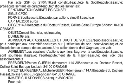 Contenu publication