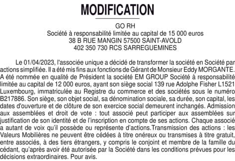 Contenu publication