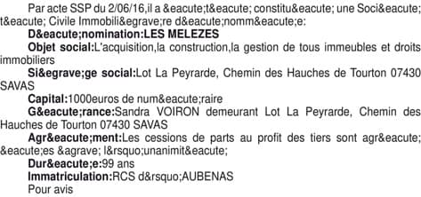 Contenu publication