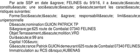 Contenu publication