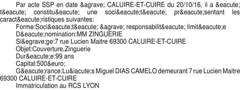 Contenu publication