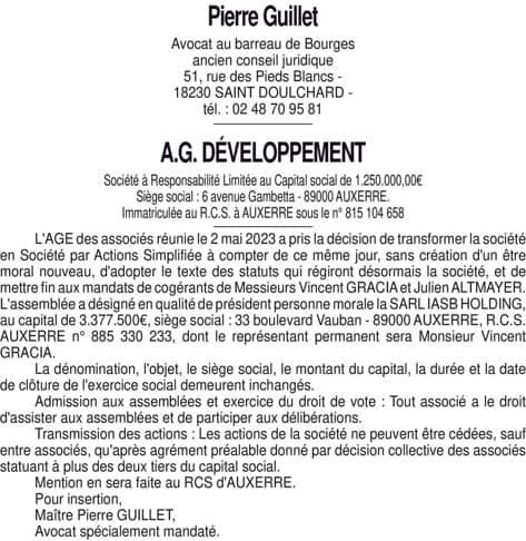 Contenu publication