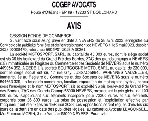 Contenu publication