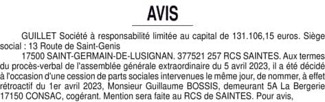 Contenu publication