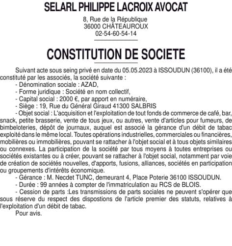 Contenu publication