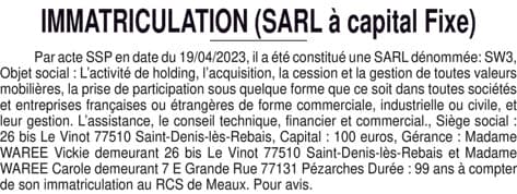 Contenu publication