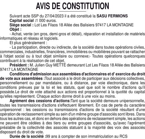 Contenu publication