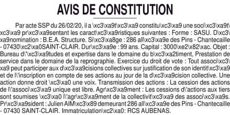Contenu publication