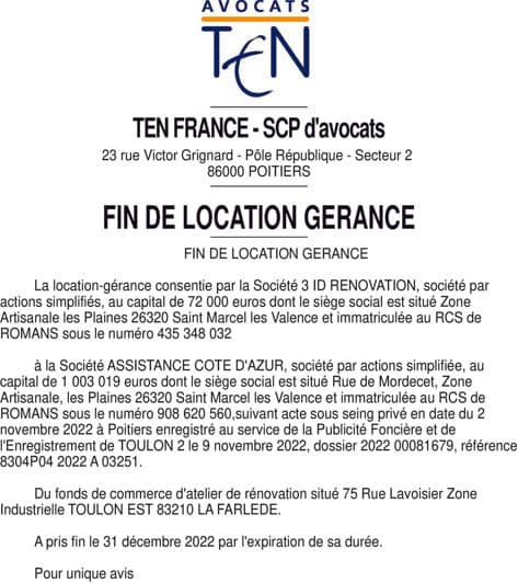 Contenu publication