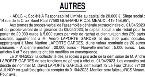 Contenu publication