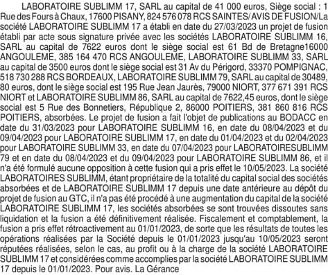 Contenu publication