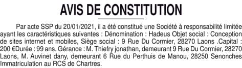Contenu publication