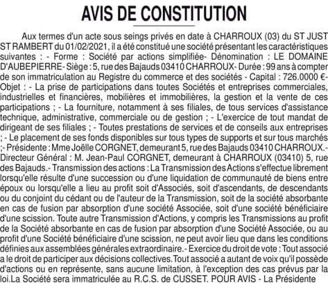 Contenu publication