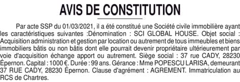 Contenu publication