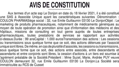 Contenu publication