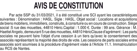 Contenu publication