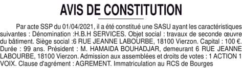 Contenu publication
