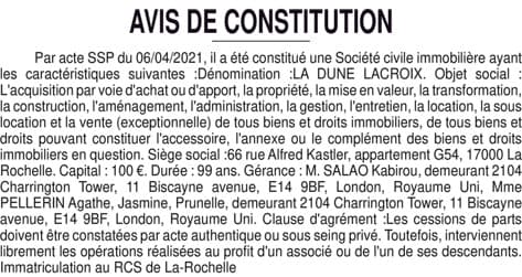 Contenu publication