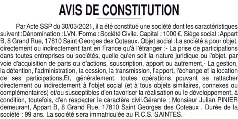 Contenu publication
