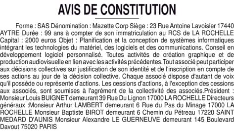 Contenu publication