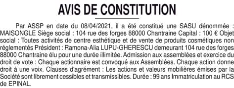Contenu publication