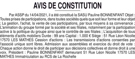 Contenu publication