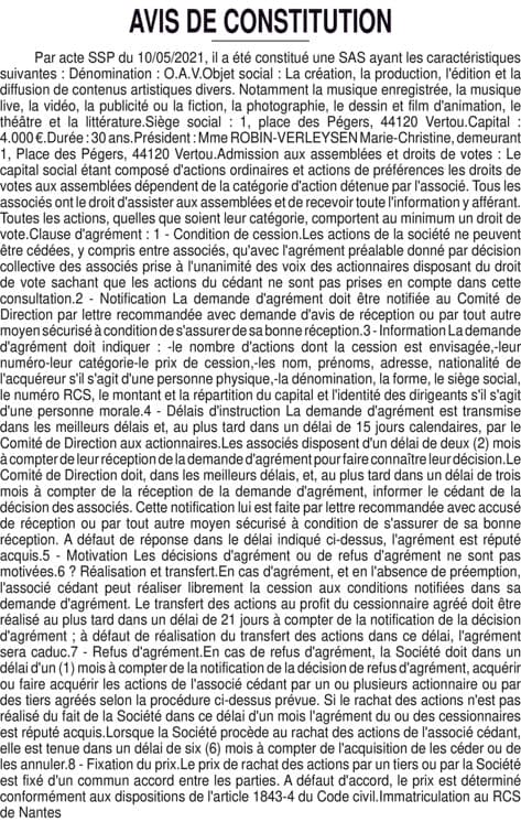 Contenu publication