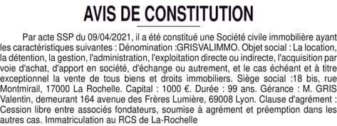 Contenu publication