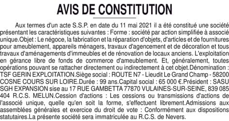 Contenu publication