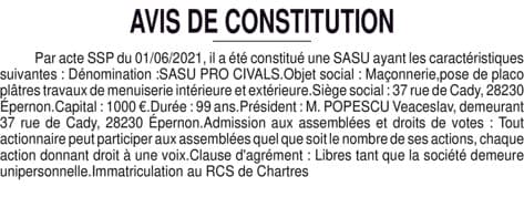 Contenu publication
